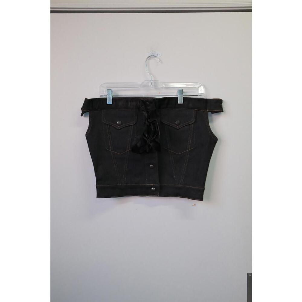 90's Junior Gaultier Denim Bustier